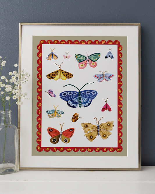Butterfly Study Art Print