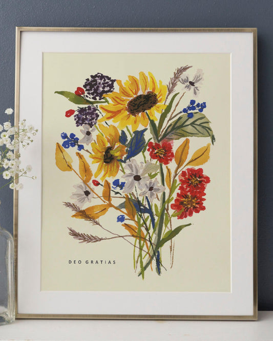 Deo Gratias Art Print