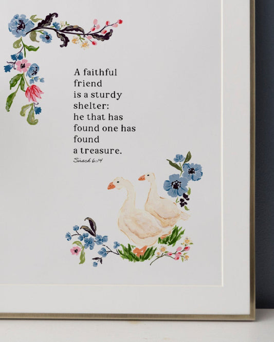 "A Faithful Friend" Art Print