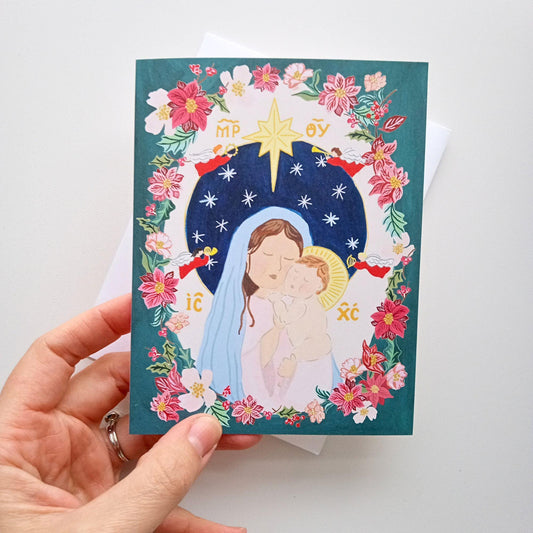 Theotokos Christmas Card