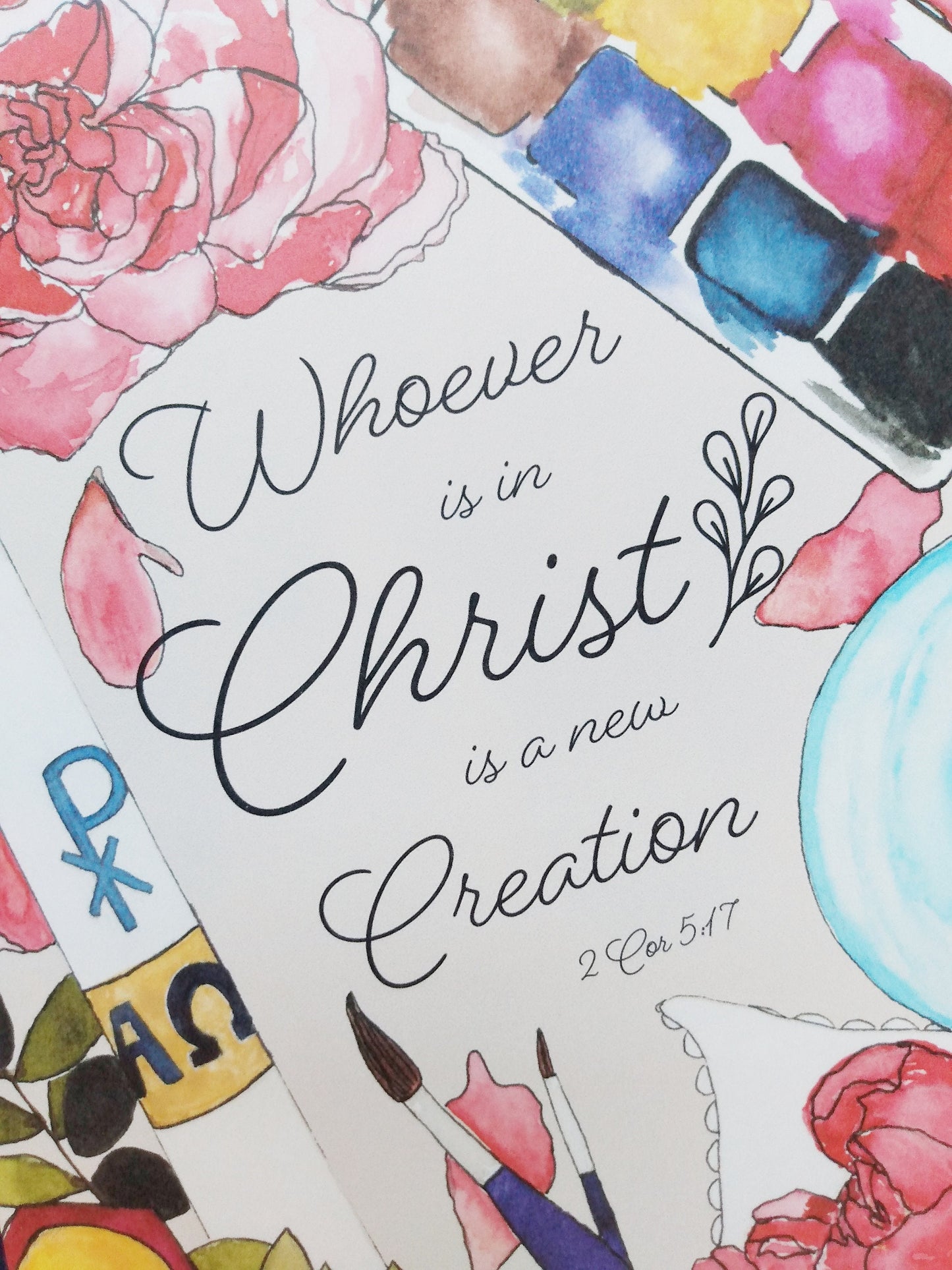 "New Creation" Baptism Greeting Card