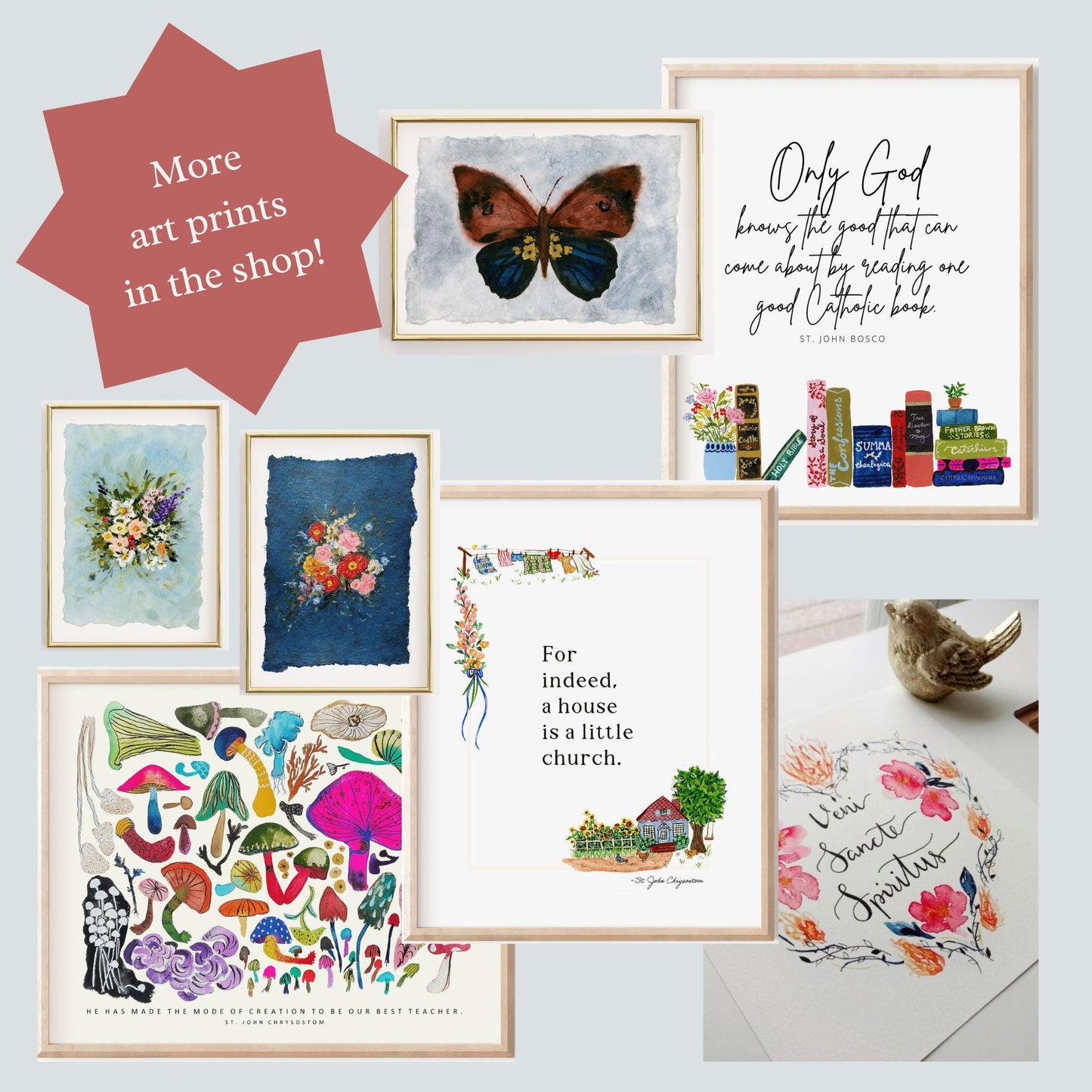 Catholic Books Art Print